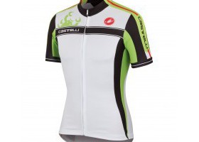 Dres Castelli AUTENTICA  FZ JERSEY Bílá