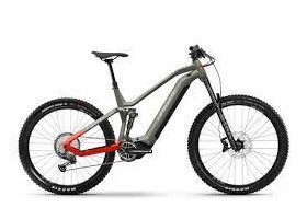 Haibike AllMtn 4 i750Wh 12-G SLX Gloss/Khaki/Red vel. M