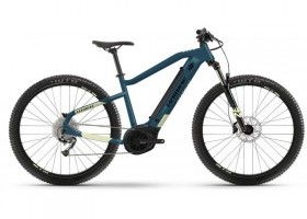 Haibike HardNine 5 500Wh Modrá/Kanárková vel. L